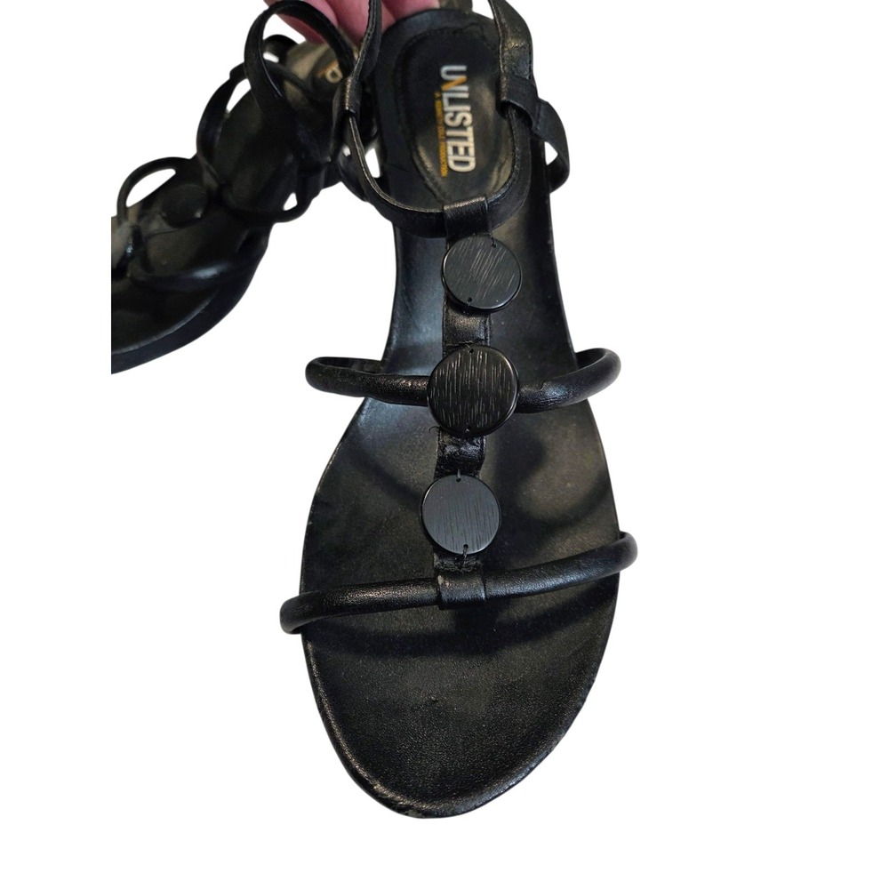 Kenneth Cole Unlisted Heels Women's 10 Shoes Sandals Geometric‎ Design Strappy